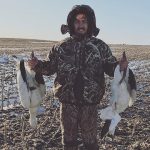 Mackenzie Petrie of Bainsville recently harvested some snow geese in Eastern Ontario.  