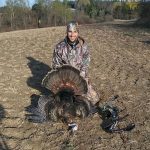 Adam Camara of Brampton harvested his first gobbler on his first turkey hunt, within one hour of sunrise.