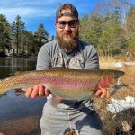 Photo Friday winner Andre Couture of Parry Sound caught this beauty rainbow trout on a southern Georgian Bay tributary using a bucktail spinner. It was his first day fishing open water this year.
