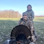 Andrew Garland of Goderich brought his daughter Arabelle on her first turkey hunt on opening day.