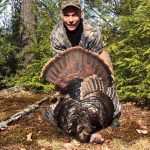 Harald Kreps of Sundridge kept local to avoid non-essential travel and was rewarded with this 22-lb tom with a nine-inch beard at 6 a.m. on opening day.