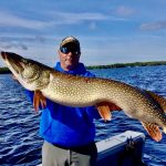 Jim Byers of Port Carling caught this 46-inch pike on a pink X Zone swimbait in Muskoka early last September.