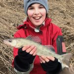 Photo Friday winner, Jason Barnucz of Delhi and son, Trevor, were fishing the Thames River prior to the season closure when Trevor caught his first walleye.