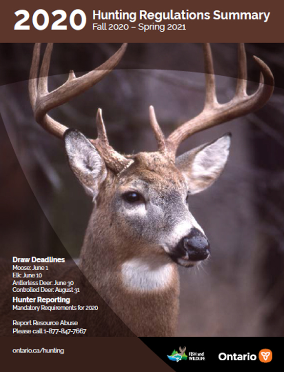 cover of 2020-21 hunting regulations