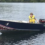 Marc Blake of Mississauga is proud of his son, who passed his boating exam and got a new paint job!