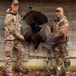 Peter Zantingh of Emsdale enjoyed his first turkey hunt on a friend’s farm north of Huntsville. The turkey came from 500 to 15 yards across the field, running, gobbling, and strutting.