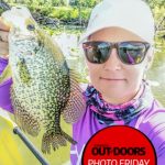 Photo Friday winner Amy Klassen of Waterford was kayak fishing on Shadow Lake when she caught this crappie on a 3-inch Berkley PowerBait Minnow.