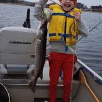 Brien Wright of North Bay spent Victoria Day weekend fishing on Lake Nipissing with his son, Nolan, who had a blast reeling in this 29-inch pike.