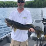 Grant Rowland of Tory Hill caught his personal best walleye at 30-inches, 7.5-lbs on his favourite lake near Haliburton.
