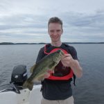 John Blakeman of Toronto and son, Cole, were fishing on Charleston Lake when Cole caught this beautiful largemouth bass on his first cast.