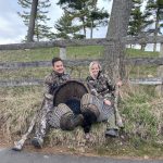 Kim Hopps of North Dumfries and husband Bryan harvested this 23-lb bird on her first turkey hunt.