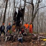 Joe Hagerman of Prince Edward had a successful moose hunt in the Armstrong Camp of WMU 60, having harvested one 52.5-inch bull and two calves.