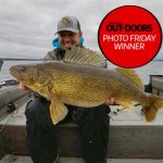 Photo Friday winner Danny Bacon of Spanish caught his new personal best, 31-inch, 15.23-lb Lake Huron walleye.