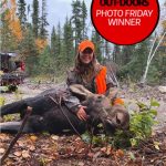 Photo Friday winner Paul Jenkins of Bancroft, is proud of his daughter, Laura, for harvesting her first moose. Laura is a wildlife artist and hunting guide.