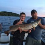 Paul Mckie of Otterville and his son caught this 25-lb pike on an ultra-light and released it after taking a few photos.