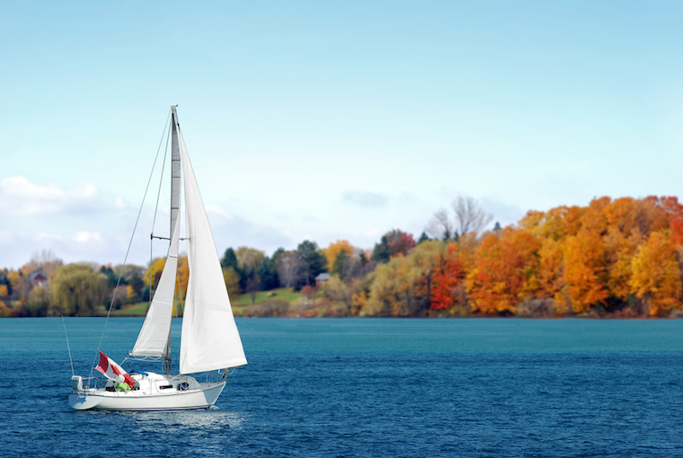 a sailboat on the water