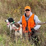 Craig McDonald of Mitchell was at Hullett Provincial Wildlife Area during a pheasant hunt in November 2020 with his two pointers, Kerry and Tango.