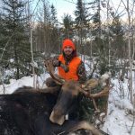 Matthew Hiltz of Listowel is blessed to have harvested his first moose on his first moose hunt, and couldn’t have done it without his grandpa watching down. In loving memory of Brian Hiltz.