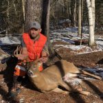 Matthew King of Peterborough had a weekend getaway with his wife and harvested this buck at a camp north of Madoc during the muzzleloader season.