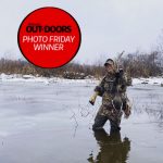 Here’s Photo Friday winner, Nicholas Benko of Hampton. He was hunting with his dad, Ed, in Kawartha Lakes, where they harvested some black ducks and mallards despite the frozen shores and falling snow.