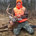 Chad Miller of Yarker submitted this photo of 14-year-old apprentice hunter Keiran Miller proudly holding his first deer. He was hunting on Amherst Island during a controlled shotgun hunt with his dad and papa.