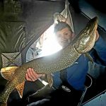 Joseph Allen of Peterborough snapped this pic of Thaxton Allen Wells, who battled and caught this pike while fishing the Bay of Quinte for the first time.