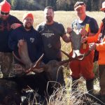 After the loss of one of his best camp members this year, Jeff Pagett of Ennismore submitted this 2019 photo of a friend’s final moose hunt. Terry Richardson will be greatly missed. From left are, James Chapman, Adam and Jeff Pagett, Jim and Terry Richardson.