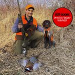 Photo Friday winner, Jordan McKibbon of Hamilton and his year-old German shorthaired pointer, Fergus, trained hard over the summer before buying a permit for the Norfolk County pheasant release program.