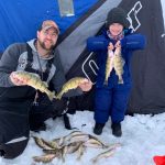 Calvin Pitt of Sault Ste. Marie spent a morning with his son, Parker, catching perch on Lake Superior.