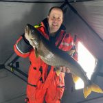 While fishing Rideau Lake near Perth, Martin McKittrick of Carleton Place caught and released this lake trout that he said put up a remarkable fight.