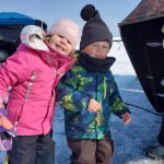 The first ice-fishing trip of the season for Mike Anderson of Caledonia and his kids wasn’t loaded with fish, but they still had a great day fishing and skating on the Lake Erie. Can you spot Lochlan's first perch?