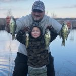 Sarah Delyea of Newcastle sent in this photo of her son Grayson, 5, loving Papa’s style of daycare. They spent the day fishing the canal for crappie and weren’t afraid to get a little dirty.