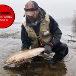 Photo Friday winner Calvin Pitt of Sault Ste. Marie took advantage of a cool, foggy day to fish a Lake Superior tributary that produced some beautiful rainbow trout.