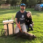 This past April, Derek Gillard of Finch and his daughter Abigail trapped this 50-pound beaver.