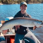 A determined Ben Mazzolin of Etobicoke was fishing Georgian Bay during muskie opener when a fish struck his bucktail but wasn’t hooked. He returned to the same spot later in the evening and it only took a few casts before he hooked onto this beauty.