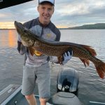 Sixteen-year-old angler Kurtis Warlich of Eganville hauled in this whopping 14-pound, 12-ounce northern pike while fishing on Golden Lake on Canada Day.