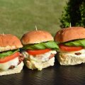 a trio of pheasant sliders