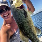 Hailey Meens of Belleville was fishing on Hay Bay on a hot day, but the fish were comin’ in even hotter! Total catch and release count was 25.