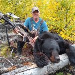John Jones of Kingsville with his spot-and-stalk black bear harvested in WMU 4 in fall 2020.
