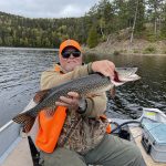 Eugene Kirkey of Englehart harvested this pike on Sissenay Lake in northern Ontario.