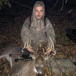 Colin Gregory of Chatham harvested this buck in Raleigh township after catching it on his trail camera.