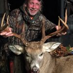 Steve Ashbury of Thornbury found the west side of Manitoulin Island to be generous, as his bow reaped a 21-inch buck, thanks to excellent tracking by Louise and Dave Spencer of Meldrum Bay.