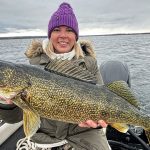 Bradley Thorn of Oshawa was fishing for walleye with Mary Thorn in mid-November on the Bay of Quinte when Mary hooked this beauty, using a custom-made jerkbait from JBs Fishing Depot in about 90 feet of water.