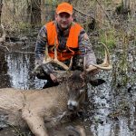 Tanner White of Wiarton sealed the deal on this 10-pointer, proving that dedication and patience pay off when waiting for big game.