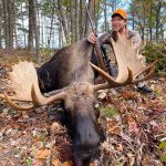 Nathan Libby of Bancroft scored this dandy bull with a spread of 48-inches, and plans on doing a European mount display for his home.