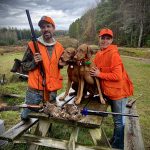 Raven and Andrew Ivany of Muskoka had much success with ruffed grouse on their family property in Sprucedale; the same goes for their Hungarian Vizslas.