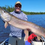 Jim Byers of Port Carling caught this 46-inch pike using a black buzzbait on Kesnagami Lake.