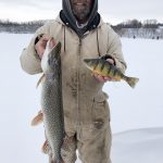 Paul Boersma of Delaware says his dad had a good time ice fishing on Lake Erie out of Long Point.