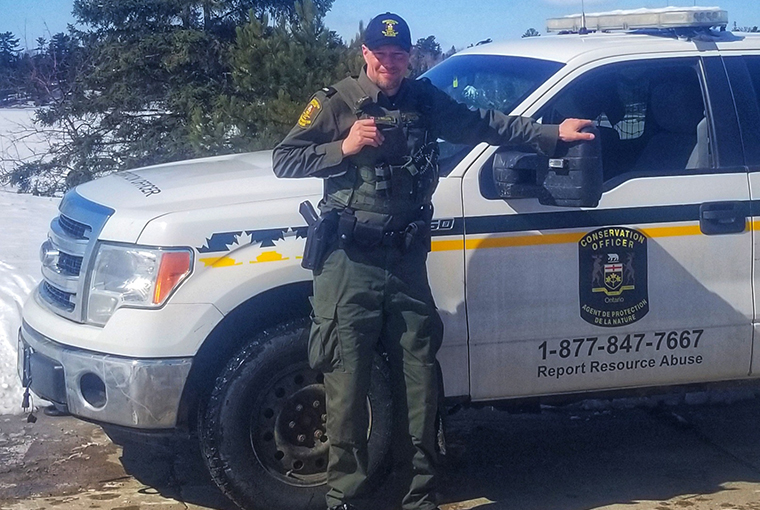 Jeff Milloy is the 2022 Conservation Officer of the Year.