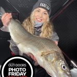 Photo Friday winner Cassandra Dickson of Thorton caught this Lake Simcoe whitefish with a #3 Magz Mfg Badd Boyz hologram jigging lure and small tube on her frosty first solo trip of the year.